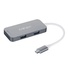 MiniX NEO C Mini USB-C Multi-Port Adapter (Space Gray)