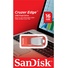 SanDisk 16GB Cruzer Edge USB Flash Drive (Red)