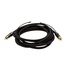 DYNAMIX RCA Male/Male Coaxial Subwoofer Cable with Grounding Spade Connectors (6 m)