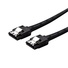 DYNAMIX SATA 6Gbs Data Cable with Latch (Black, 0.5 m)
