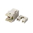 DYNAMIX Cat5e Keystone RJ45 Jack for 110 Face Plate (White)