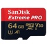 SanDisk 64GB Extreme PRO UHS-I microSDXC Memory Card (U3, Class 10)
