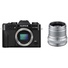Fujifilm X-T20 Mirrorless Digital Camera (Black) with XF 50mm f/2 R WR Lens (Silver)