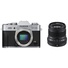 Fujifilm X-T20 Mirrorless Digital Camera (Silver) with XF 50mm f/2 R WR (Black)