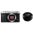 Fujifilm X-E3 Mirrorless Digital Camera (Silver) with XF 18mm f/2.0 R Lens