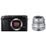 Fujifilm X-E3 Mirrorless Digital Camera (Black) with XF 23mm f/2 R WR Lens (Silver)
