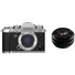 Fujifilm X-T3 Mirrorless Digital Camera (Silver) with XF 18mm f/2.0 R Lens