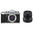 Fujifilm X-T3 Mirrorless Digital Camera (Silver) with XF 50mm f/2 R WR Lens (Black)