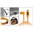 Tether Tools Starter Tethering Kit with USB 3.0 Micro-B Right Angle Cable (Orange)