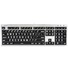 LogicKeyboard Large Print ALBA Mac Pro American English Keyboard (White on Black)