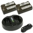 Wasabi Power Battery (2-Pack) and Dual USB Charger for Canon BP-511