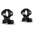 Hawke Sport Optics 2-Piece Precision Steel Weaver Ring Mounts (25.4mm, High, Matte Black)