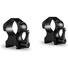 Hawke Sport 2-Piece Optics Precision Steel Weaver Ring Mounts (25.4mm, High, Matte Black)