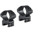 Hawke Sport Optics 2-Piece Match Mount for Weaver Rails (30mm, Medium, Matte Black)