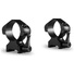 Hawke Sport Optics 2-Piece Precision Steel Weaver Ring Mounts with Lever (30mm, High, Matte Black)