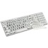 LogicKeyboard XLPrint LogicSkin Transparent Keyboard Cover for Apple Ultra Thin Keyboard (White)