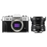 Fujifilm X-T30 Mirrorless Digital Camera (Silver) with XF 16mm f/2.8 R Lens (Black)