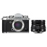 Fujifilm X-T3 Mirrorless Digital Camera (Silver) with XF 16mm f/2.8 R Lens (Black)