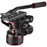 Manfrotto Nitrotech 608 Fluid Video Head and Aluminum Twin Leg Tripod with Middle Spreader