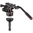 Manfrotto Nitrotech 612 Fluid Video Head and Aluminum Twin Leg Tripod with Middle Spreader