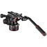 Manfrotto Nitrotech 612 Fluid Video Head and Carbon Fiber Twin Leg Tripod with Middle Spreader