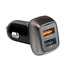 Promate Car Charger with Dual USB Ports (30W)