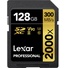 Lexar 128GB Professional 2000x UHS-II SDXC Memory Card with SD Card Reader