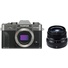 Fujifilm X-T30 Mirrorless Digital Camera (Charcoal) with XF 35mm f/2 R Lens (Black)