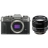 Fujifilm X-T30 Mirrorless Digital Camera (Charcoal) with XF 56mm f/1.2 R APD Lens (Black)