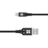 Promate Nervelink 1.2m MFi Ultra-Slim USB-A To Lightning Connector Cable (Black)