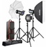 Godox QS400II 3-Light Studio Flash Kit