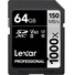 Lexar 64GB Professional 1000x UHS-II SDXC Memory Card