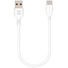 Promate USB to USB-C Cable (White, 25cm)