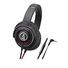 Audio Technica ATH-WS770iS Solid Bass Over-ear Headphones (Black/Red)
