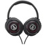 Audio Technica ATH-WS770iS Solid Bass Over-ear Headphones (Black/Red)