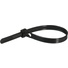 Pearstone 8" Reusable Plastic Cable Ties - Black (100-Pack)