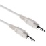 Pearstone Stereo Mini Male to Stereo Mini Male Cable (White) - 3'