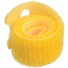 Pearstone 0.5 x 12" Touch Fastener Straps (Yellow, 10-Pack)