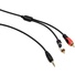 Pearstone 1/8" Stereo Mini to Dual RCA Y-Cable (1.5')