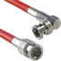 Canare Male to Right Angle Male HD-SDI Video Cable (Red, 150')