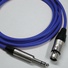 Canare Starquad XLRF-TRSM Cable (Blue, 3')
