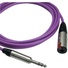 Canare Starquad XLRF-TRSM Cable (Purple, 10')