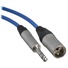 Canare Starquad XLRM-TRSM Cable (Blue, 1')