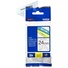 Brother TZe-151 24mm x 8m Black on Clear Tape