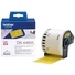 Brother DK44605 Black Print on Yellow Tape (2-3/7" x 100')
