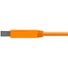 Tether Tools TetherPro USB Type-C Male to USB 3.0 Type-B Male Cable (15', Orange)