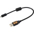 Tether Tools TetherPro USB 2.0 Type-A Male to Mini-B Male Cable (1', Black)