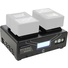 Core SWX Fleet Micro 3A Digital Dual Charger for Gold Mount Batteries