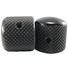Ernie Ball Replacement Tele-style Knobs, Black Aluminium (Set of 2)