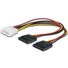 Digitus SATA (Dual) to Molex 0.2m Power Cable